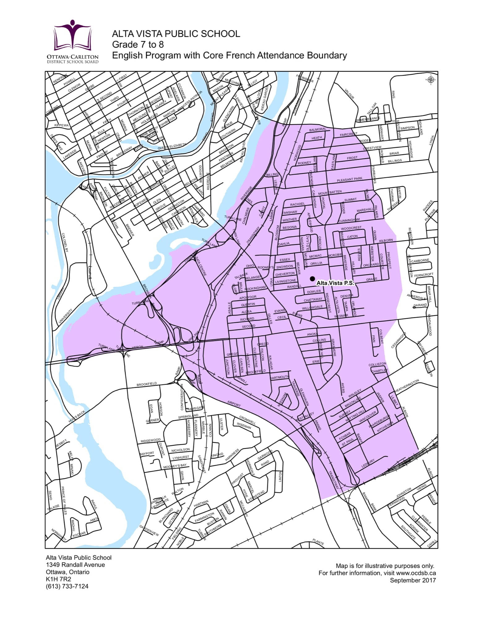 Ottawa-carleton District School Board Elementary Attendance Boundary 