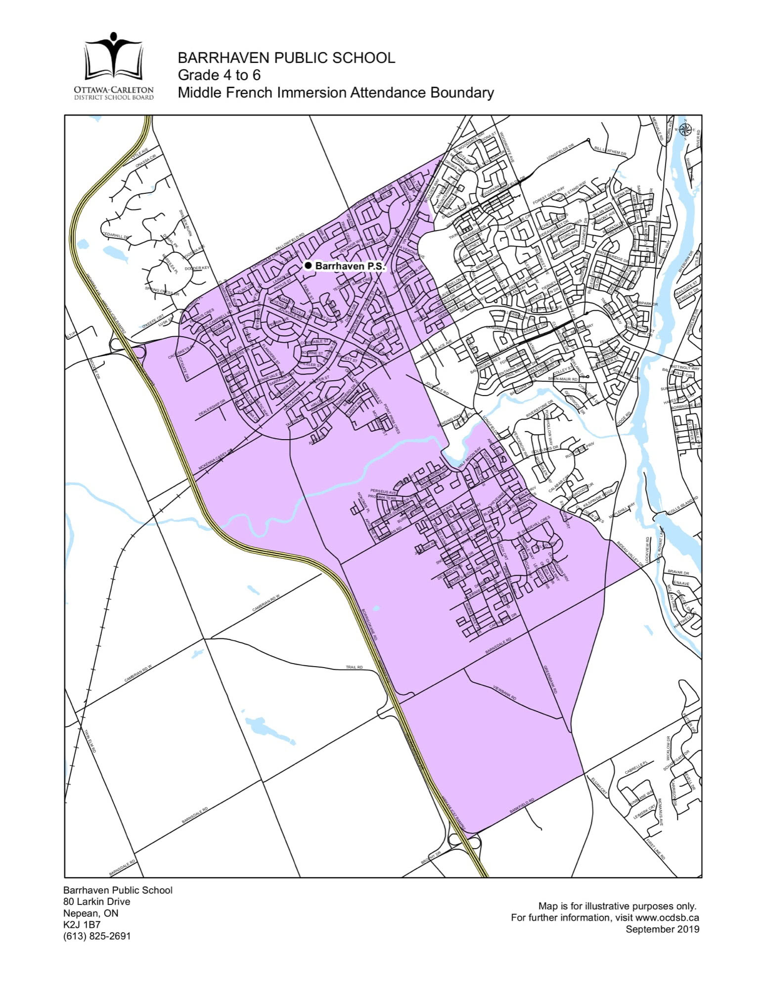 Ottawa-Carleton District School Board Elementary Attendance Boundary ...