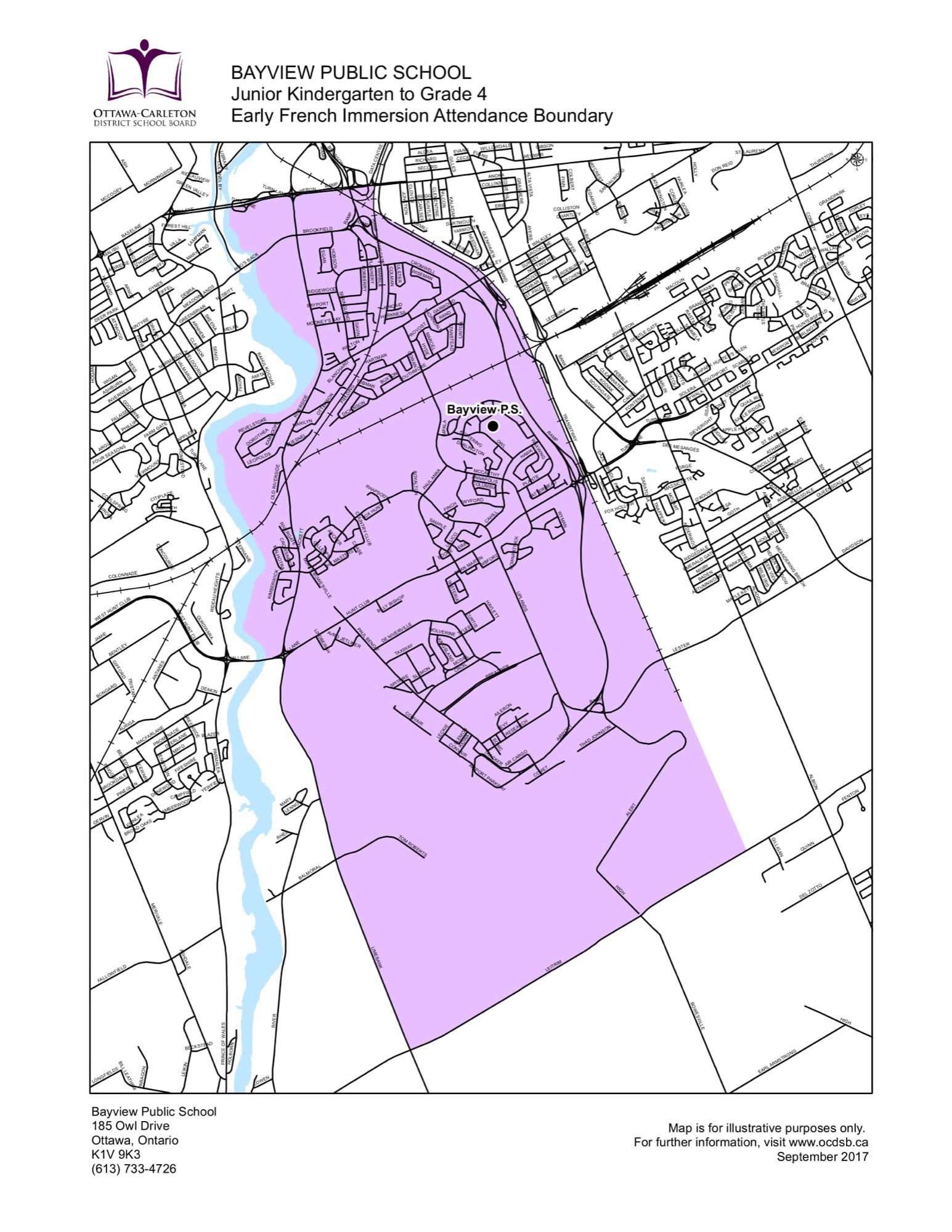 Ottawa-Carleton District School Board Elementary Attendance Boundary ...