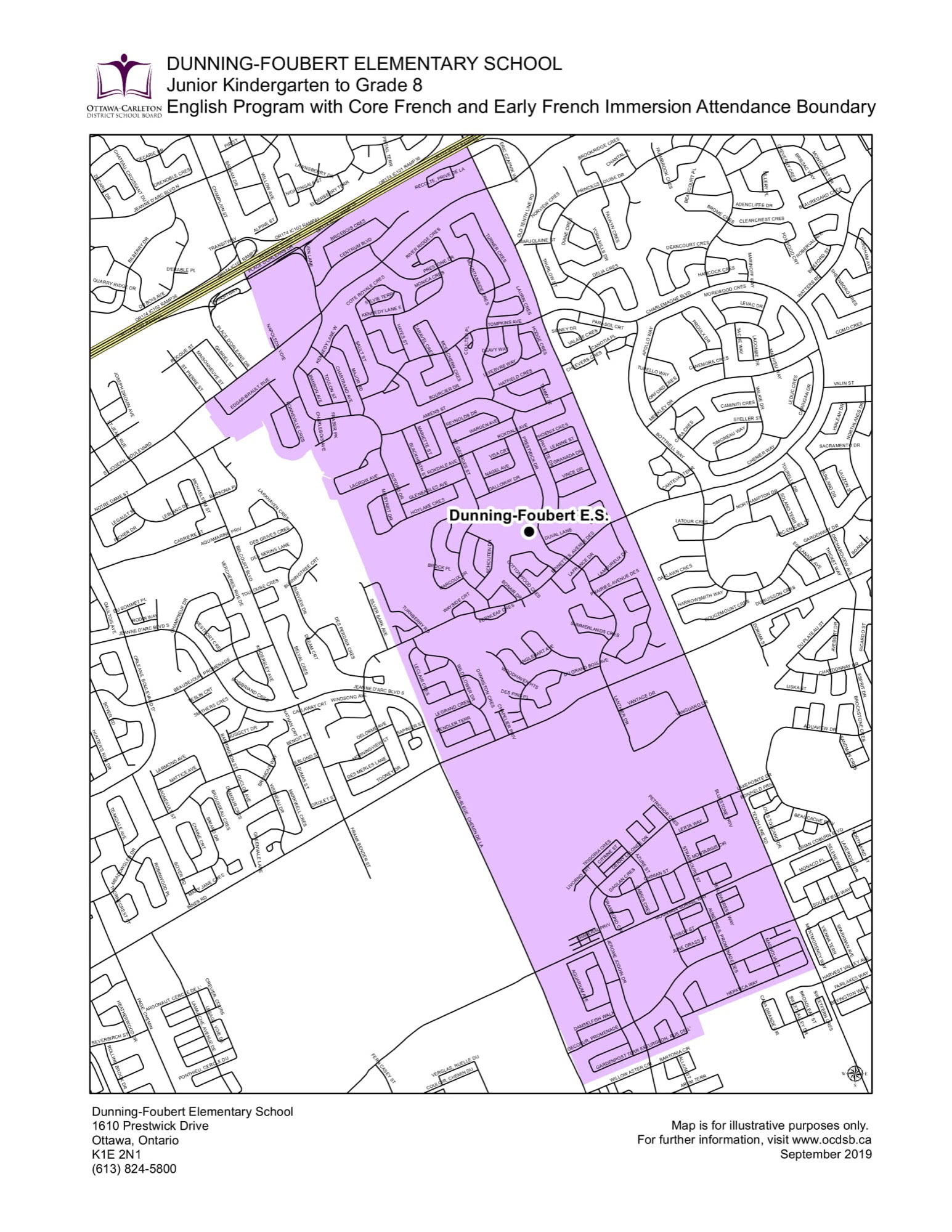 Ottawa-Carleton District School Board Elementary Attendance Boundary ...