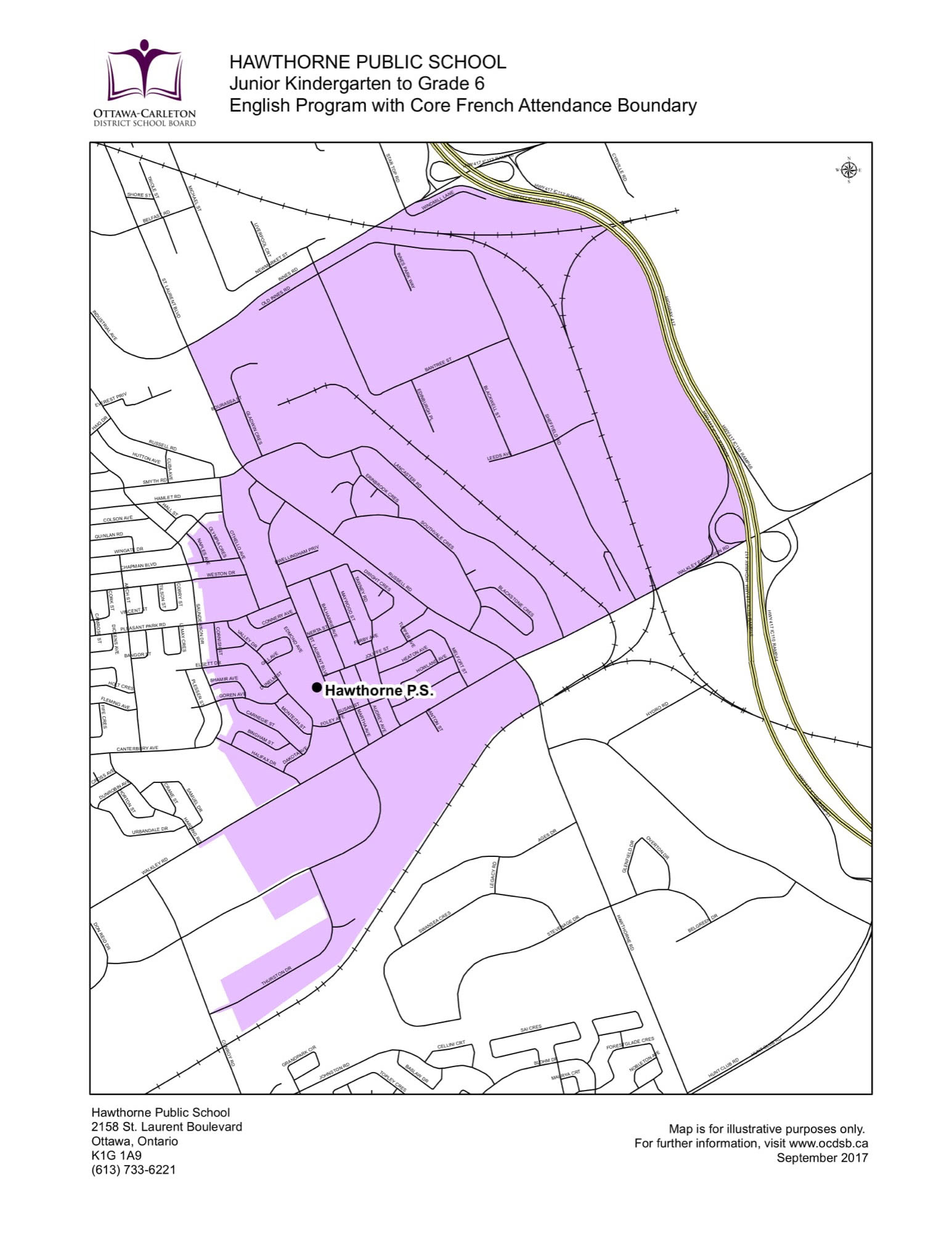 Ottawa-Carleton District School Board Elementary Attendance Boundary ...