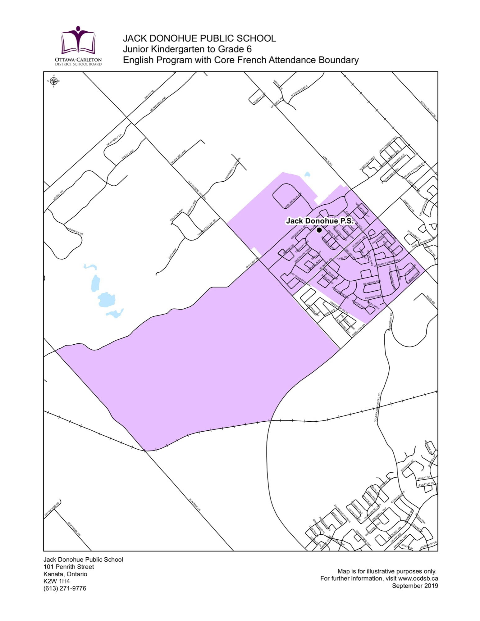 Ottawa-Carleton District School Board Boundaries Elementary Attendance ...