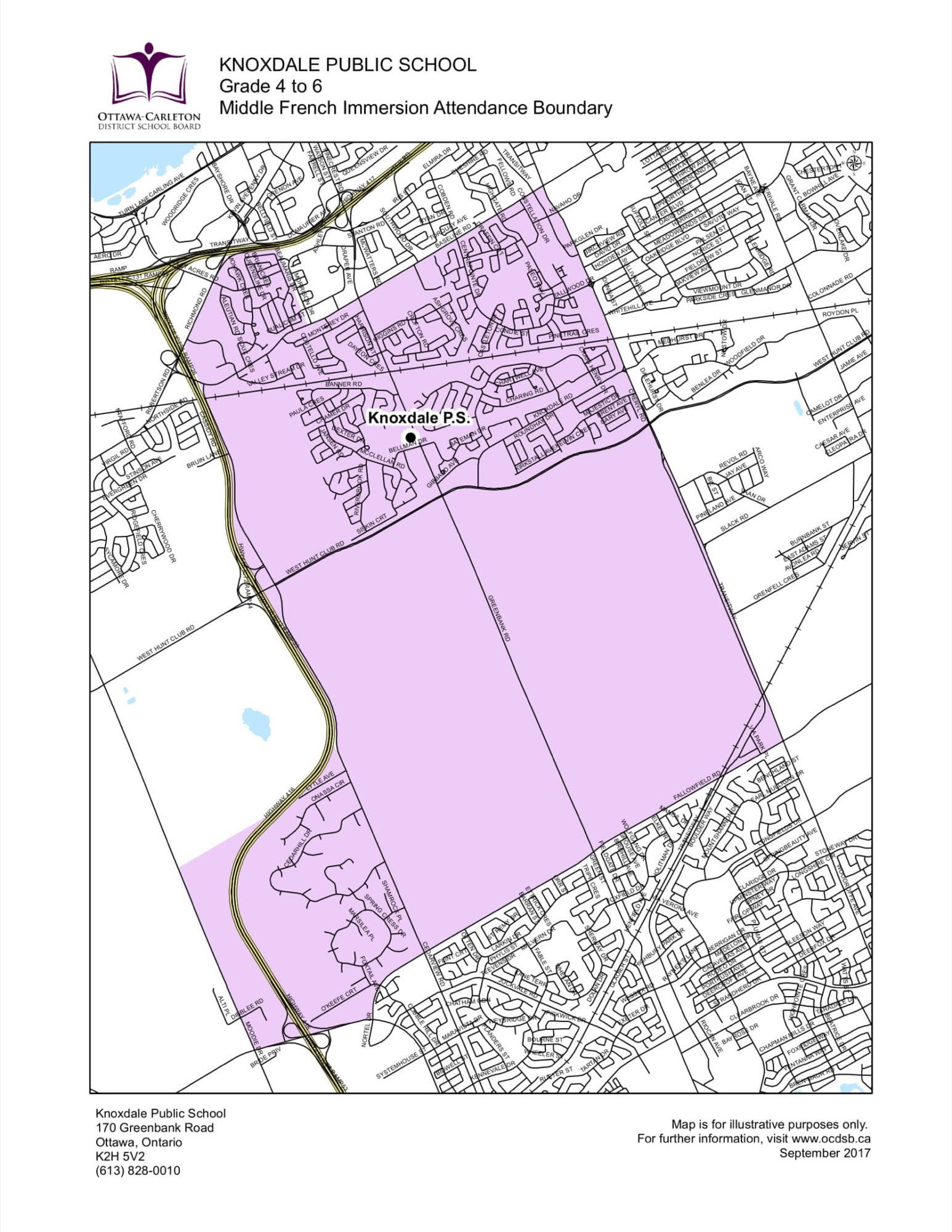 Ottawa-Carleton District School Board Elementary Attendance Boundary ...