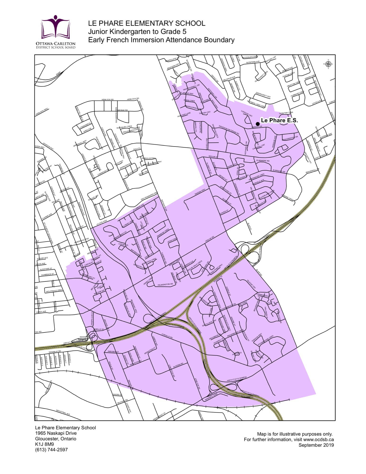 Ottawa-Carleton District School Board Elementary Attendance Boundary ...